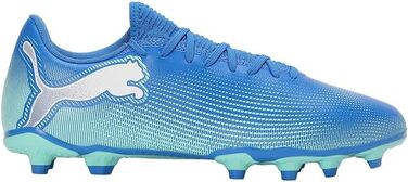 Кросівки футбольні PUMA Future 7 Play Fg/Ag, 40.5 EU, Hyperlink Blue/Mint/White
