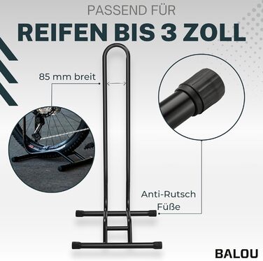 Підставка для велосипеда Mountainbike 20-29 дюймів - стійка підставка для MTB велосипедів, підходить для шин до 3 дюймів