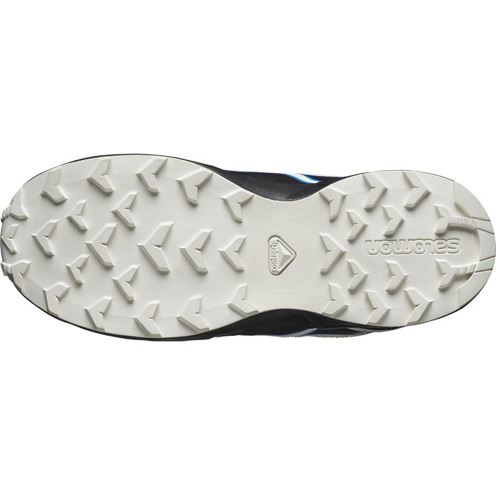 Туфлі для хайкінгу Salomon Speedcross Waterproof для хлопчиків (32 EU, чорний, ванільний, блакитний)