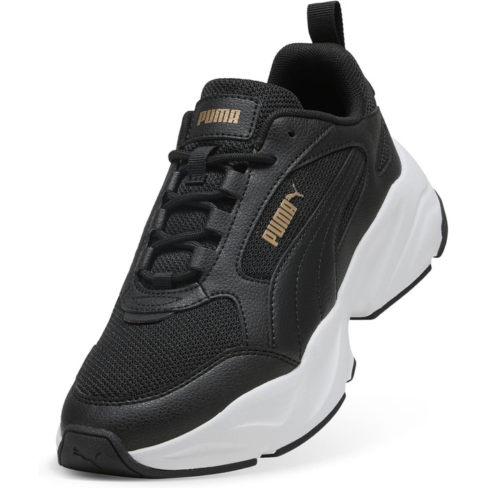 Жіночі кросівки PUMA Cassia 2.0 (35.5 EU, Black Gold White) — стильне спортивне взуття