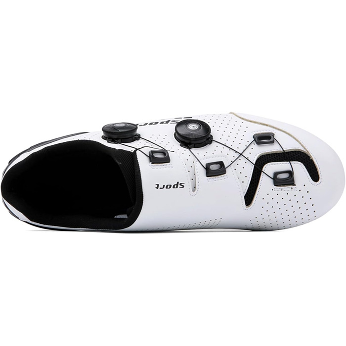 Велосипедні шкарпетки SDEQA для MTB, чоловічі та жіночі, сумісні з SPD, унісекс, розмір 41 EU, білі