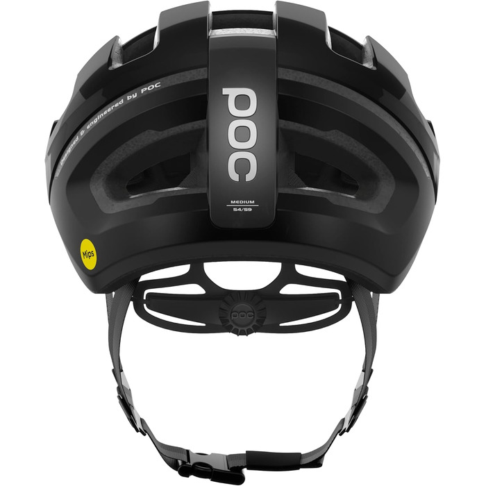 Велосипедний шолом POC Omne Air Resistance MIPS, для MTB та міста, з MIPS захистом, вентиляцією, регульованим козирком, чорний, S (50-56 см)