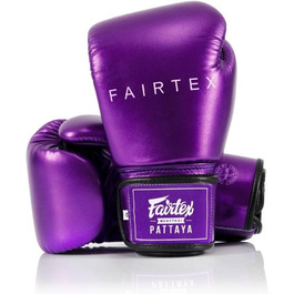 Боксерські рукавички Fairtex Metallic, 16 oz, фіолетовий металік