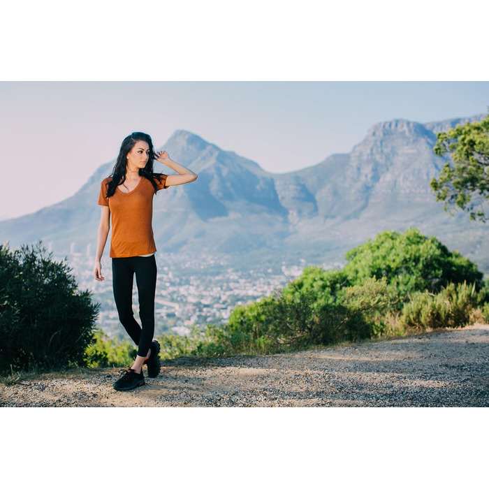 Жіночі трекінгові черевики GUGGEN Mountain для хайкінгу та піших прогулянок, модель T002, чорний колір, 43 EU