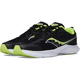 Кросівки для бігу Saucony Kinvara 13 для дівчаток та хлопчиків, чорний/лайм, розмір 11 Wide Big Kid