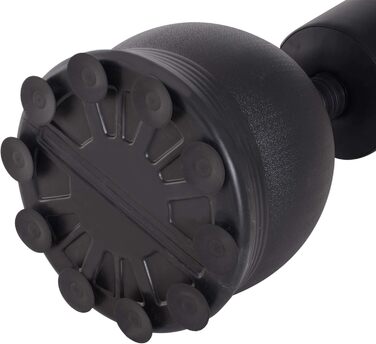 HOMCOM Стендовий боксерський мішок 165см для дорослих, міцний, з основою-присоскою, чорний