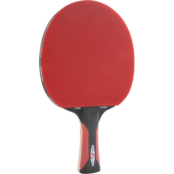 JOOLA ROSSKOPF Classic – професійна ракетка для настільного тенісу, ITTF, 2 мм губка, Compwood, чорна/червона, для клубних і професійних гравців