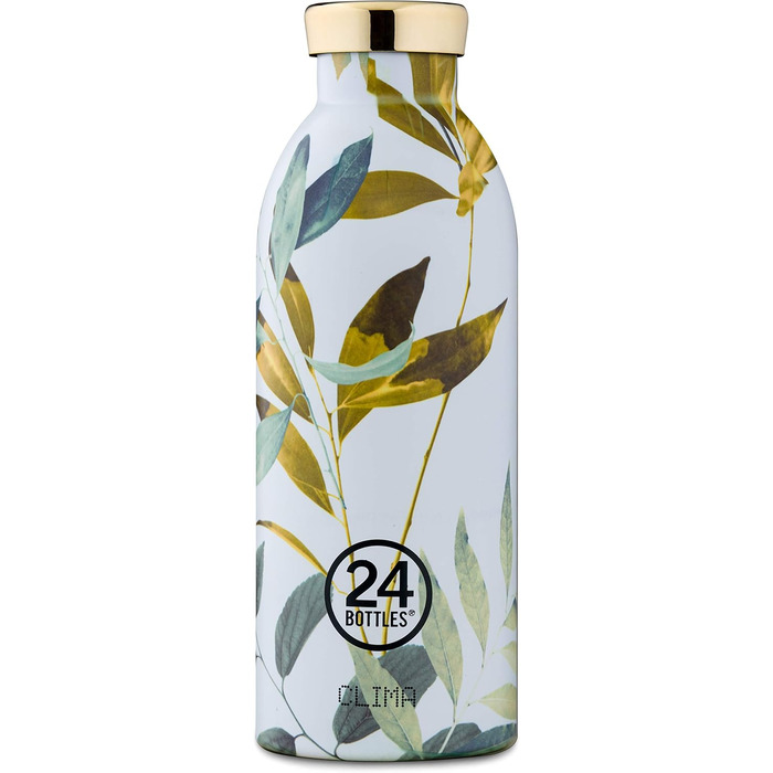 Термобутилка Clima Bottles з нержавіючої сталі, 325/482 мл, італійський дизайн, 100% герметична, зберігає тепло 12 годин, холод 24 години