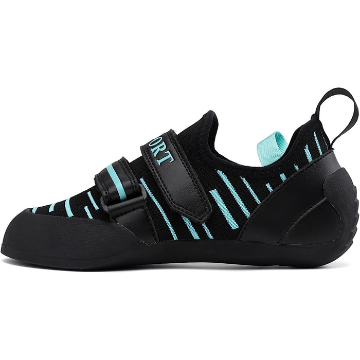 Жіночі скельні туфлі низького об'єму для фітнесу та спорту, професійні для боулдерингу, 39 EU, Black Moon