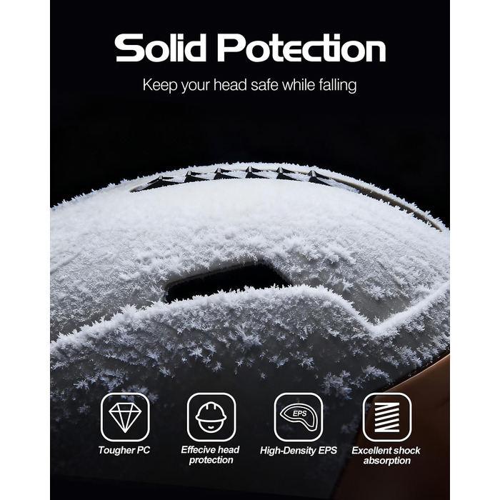 Шолом гірськолижний/сноубордичний Odoland, унісекс, кавовий, M (55-59 см)