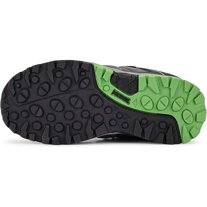 Дитячі трекінгові черевики Meindl Crib Shoe 34 EU, антрацит-зелений