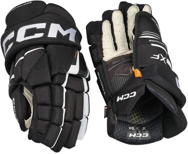 Хокейні рукавички CCM Tacks XF Senior 14 дюймів, чорні/білі