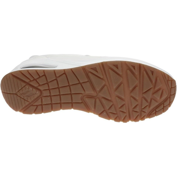 Чоловічі кросівки Skechers UNO - Banksia Hands Free Slip-ins, білі, розмір 46 EU, Duraleather, сітка