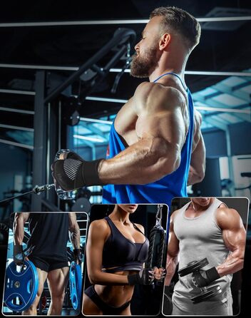 Рукавички для фітнесу COFIT: дихаючі, з підтримкою зап'ястя, для силових тренувань, бодібілдингу, жінок та чоловіків. Чорний колір, XL, з підтримкою зап'ястя