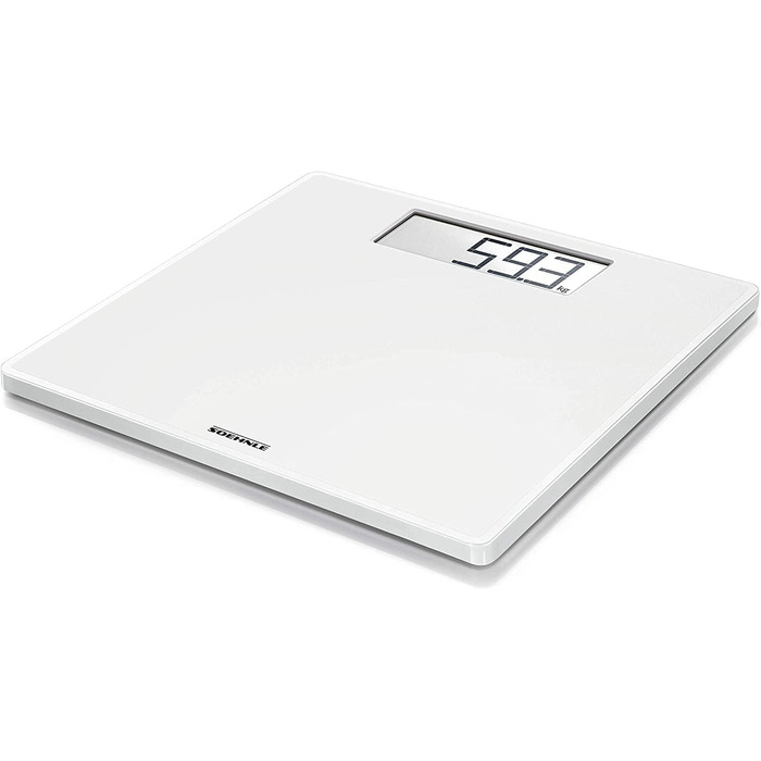 Ваги підлогові Soehnle Style Sense Safe 100 з LCD-дисплеєм, нержавіюча сталь, анти-відбитки