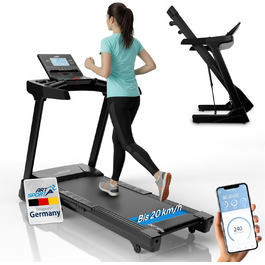 Біговий тренажер ArtSport Speedrunner 6000: швидкість 22 км/год, 99 програм, LCD дисплей 7