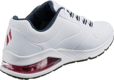 Скечерс 45 EU: білі кросівки з синтетичною окантовкою