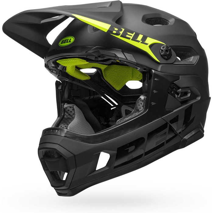 Велошолом BELL Super DH MIPS S, матово-глянцевий чорний