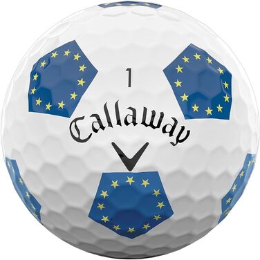 Гольф-м'ячі Callaway Chrome Soft (серія 2022), білі (EU Truvis)