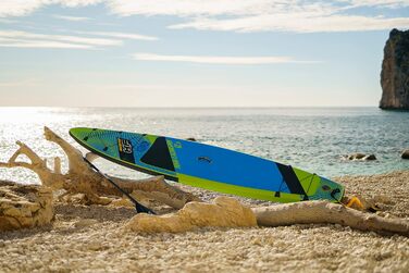 Надувна SUP-дошка Bestway Hydro-Force Touring Aqua Excursion 381×79×15 см, комплект для серфінгу