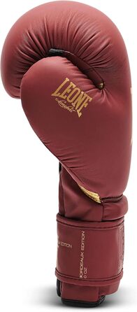 Боксерські рукавички LEONE 1947 Bordeaux Edition, унісекс, 10 унцій, бордові