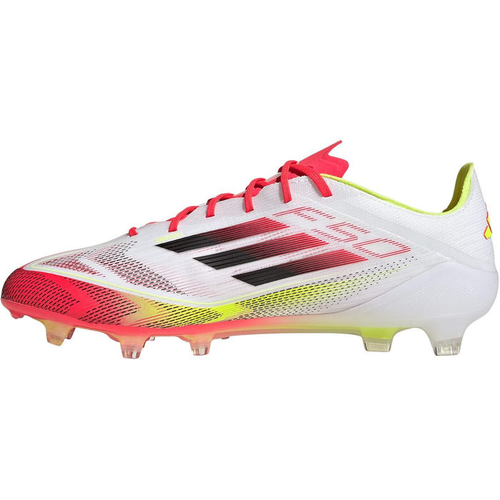 Бутси для футболу Adidas F50 Club Unisex для жорстких майданчиків (40 2/3 EU, біло-чорні)