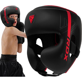 Дитячий боксерський шолом RDX для кікбоксингу, MMA, тайського боксу, карате, тхеквондо, тренувань, Maya Hide шкіра