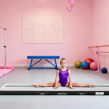 Надувна гімнастична килимок VOFiTNY товщиною 10/20 см, 3/4/5/6 м для дому, парку, води, йоги