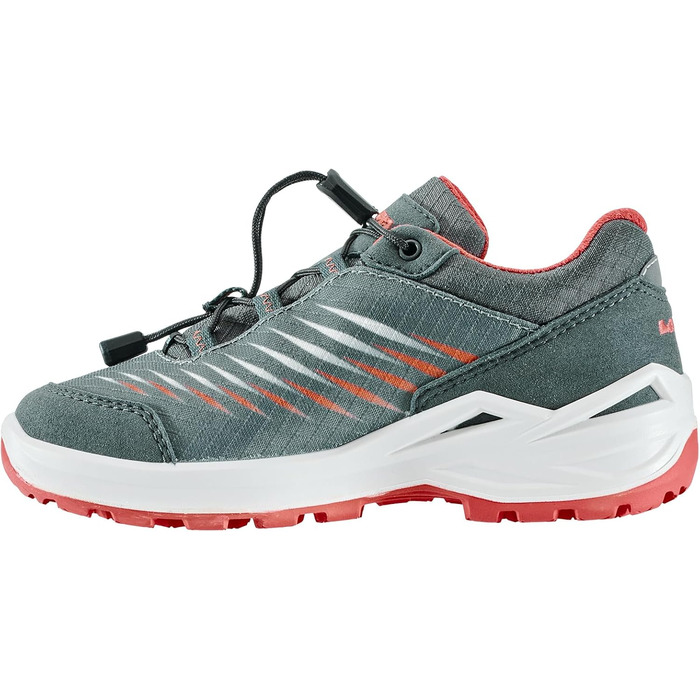 Дитячі черевики LOWA ZIRROX II GTX LO JR, 23 EU, сіро-коралові