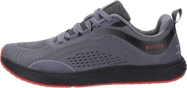 Чоловічі бігові кросівки WHITIN Zero Drop з широкою передньою частиною (47.5 EU, сірі)