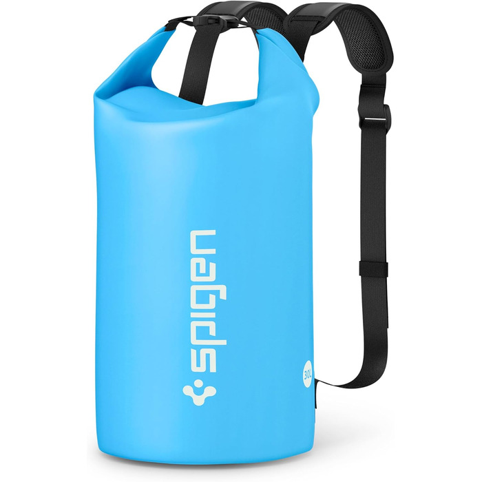 Водонепроникний мішок Spigen Aqua Shield 30L: Сумка для плавання, кемпінгу, каякінгу (Синій)