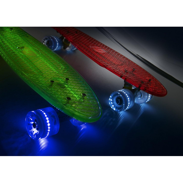 Скейтборд Ridge Blaze Mini Cruiser 55/56 см червоний/жовтий