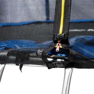 Батут для дітей 250 см з сіткою безпеки, блакитний – ідеальний для активного відпочинку на вулиці