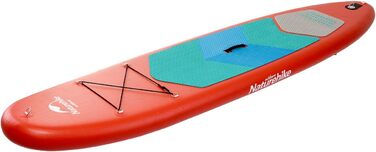 Надувна SUP-дошка Naturehike з подвійним шаром ПВХ, Drop Stitch, червона 328×72×15 см / синя 292×70×15 см