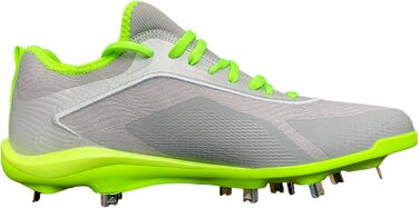 Кросівки для бейсболу Adidas Adizero Stabile 5-Tool з металевими шипами, розмір 42 2/3 EU, сірий колір