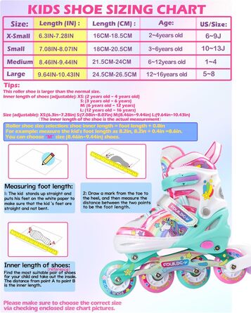 Інлайнерочки Єдиноріг для дівчаток, дитячі ролики, розмір регулюється, світлові колеса, рожево-фіолетовий колір, для початківців