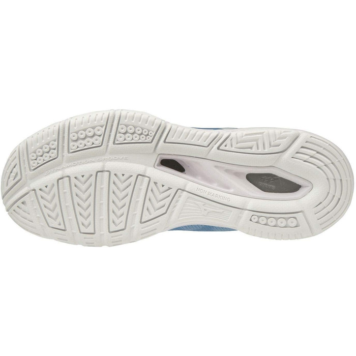 Волейбольне взуття Mizuno Supersonic 2 Mid (38 EU, білий блакитний)