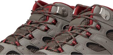 Черевики для ходьби Merrell Moab 3 Mid Wtrpf для хлопчиків (12 Wide Big Kid, Boulder Rot)