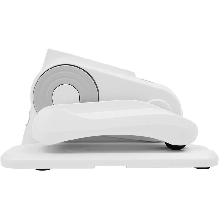 Еліпсотренажер електричний, міні-еліпсотренажер з пультом дистанційного керування та неслизьким килимком, 12 швидкостей, тихий, для офісу, підлітків, людей похилого віку (білий)