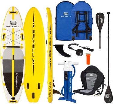 Надувна SUP-дошка Brunelli 10.0 Premium для серфінгу, весло, 305x78 см