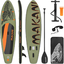 Надувна SUP-дошка ECD Germany 305-380 см, до 150 кг, комплект із сидінням для каяка, сумкою та веслом, різні моделі