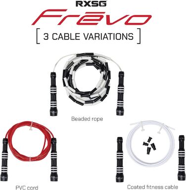 Стрибальний канат Rx Smart Gear Frēvo Freestyle для жінок та чоловіків, швидкісні підшипники для фітнесу, кардіо та тренувань