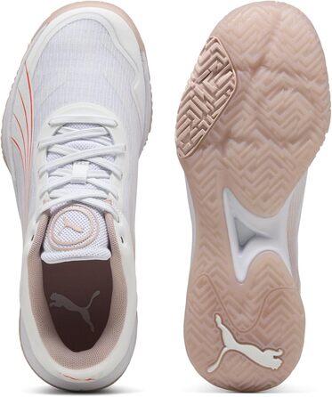 Жіночі кросівки PUMA Accelerate Turbo W+ для залу, 37 EU, білий, червоний, рожевий кварц, альпійський сніг
