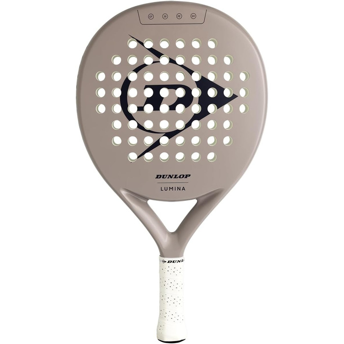 Падeль ракетка Dunlop Lumina - Amazon Exclusive, Графітовий фрейм, Ядро Pro Eva, 365г (Світло-сірий)