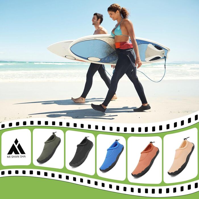 Mishansha Легкі дихаючі шкарпетки-мокасини для душу (Unisex) з товстою підошвою, розмір 36-46 (43 EU), колір Мох-зелений