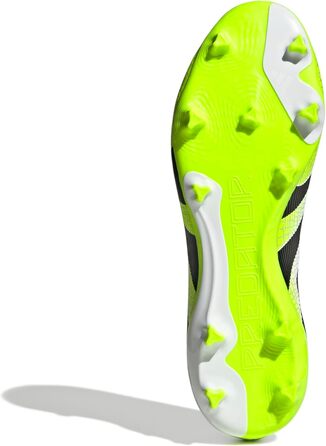 Футбольні бутси adidas Predator League Laceless для твердого/багатоповерххового поля, 40 EU, Cloud White/Core Black/Lucid Lemon