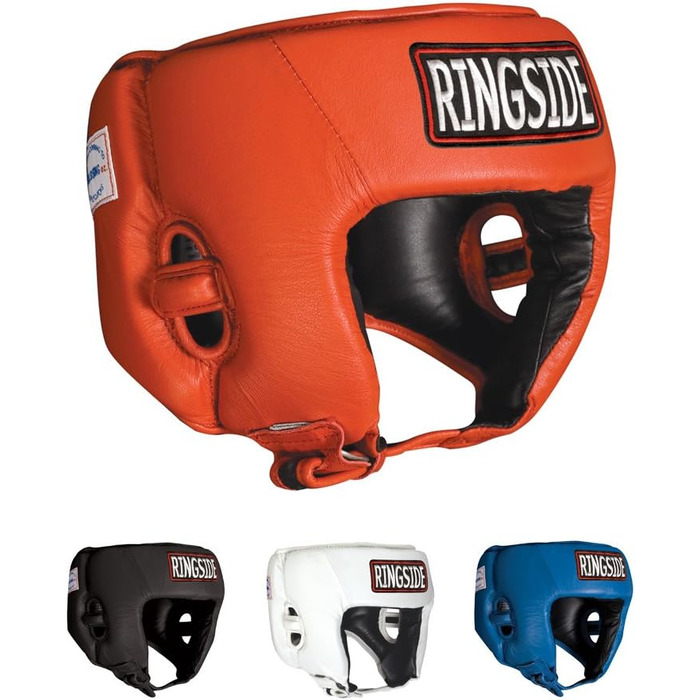 Захисний шолом Ringside для дорослих, бокс, Муай Тай, MMA, без захисту щік, червоний, розмір M