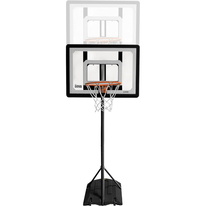 Баскетбольний кошик SKLZ Pro Mini, чорний/жовтий, до 2,13 м