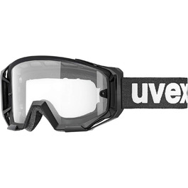 Велосипедні окуляри uvex athletic bike для жінок і чоловіків, чорні, антифог, розширене поле зору, універсальний розмір