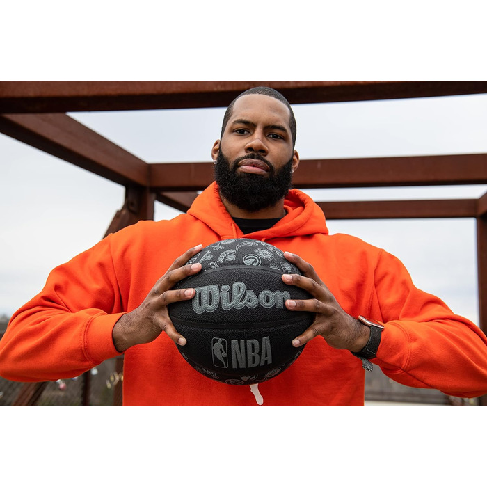 Баскетбольний м'яч Wilson NBA All Team розмір 7, чорний, унісекс